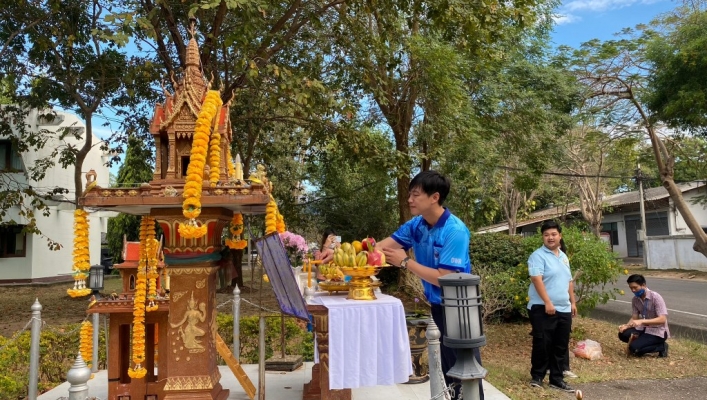 สทน.7 จัดพิธีทำบุญสำนักงานทรัพยากรน้ำที่ 7