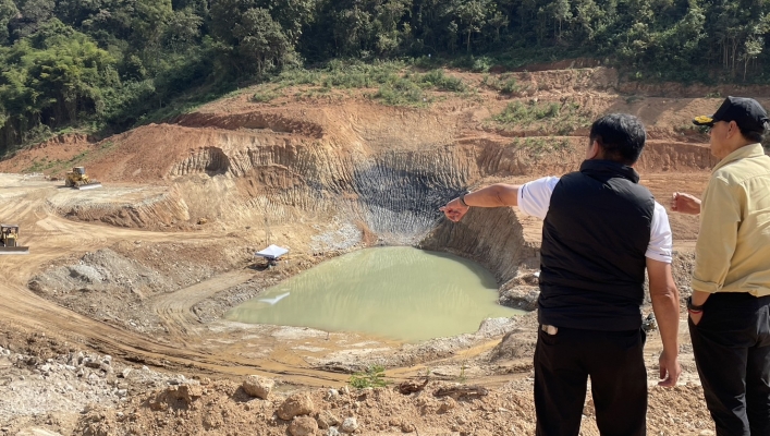 สทน.1 ลงพื้นที่เร่งรัดการดำเนินโครงการก่อสร้าง อ่างเก็บน้ำห้วยแม่เหียะน้อย พร้อมระบบส่งน้ำอันเนื่องมาจากพระราชดำริ จ.เชียงใหม่