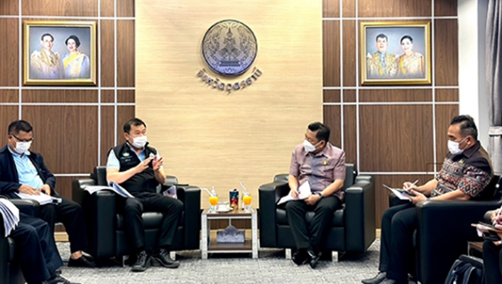กรมทรัพยากรน้ำ หารือร่วมกับ ผู้ว่าราชการจังหวัดอุดรธานี ประเด็นการขอใช้ประโยชน์พื้นที่ชุ่มน้ำหนองแดในการจัดงานมหกรรมพืชสวนโลก พ.ศ. 2569 ณ ศาลากลางจังหวัดอุดรธานี