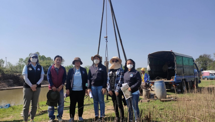 กพน.2 ลงพื้นที่ติดตามการดำเนินงานโครงการอนุรักษ์ฟื้นฟูแหล่งน้ำลำพังชูตอนล่าง (พื้นที่แก้มลิง) จังหวัดบุรีรัมย์ และจังหวัดสุรินทร์