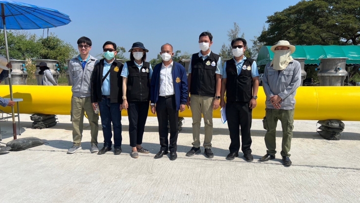 กพน.2 ลงพื้นที่ติดตามและตรวจสอบความพร้อมของโครงการจัดซื้อเครื่องสูบน้ำแบบเคลื่อนที่ระบบไฮดรอลิค ขนาด 24 นิ้ว