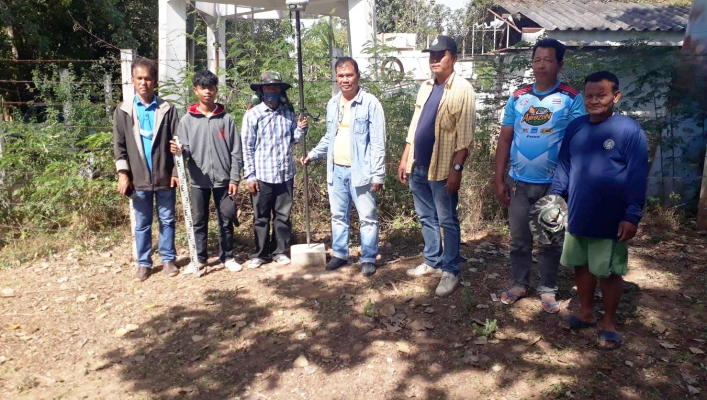 สทน.5 สำรวจโครงการปรับปรุงแหล่งน้ำ พร้อมระบบกระจายน้ำ จังหวัดสุรินทร์