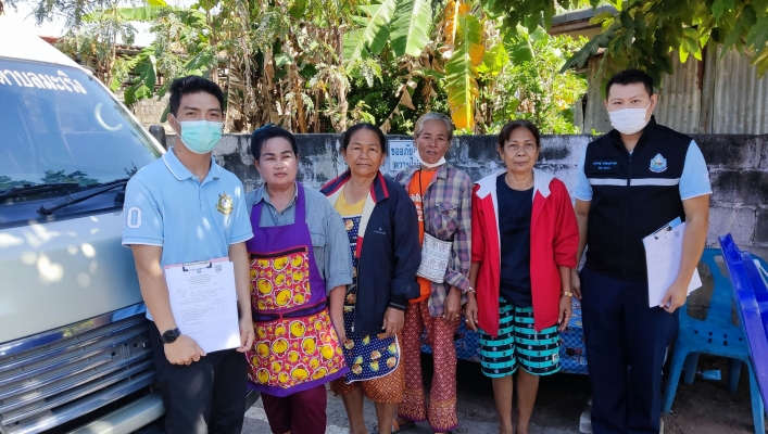 สทน.5 ติดตามและประเมินผลการเข้าช่วยเหลือติดตั้งเครื่องสูบน้ำ