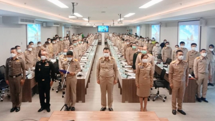 สทน.1 โดยสอน.3 กำแพงเพชร ประชุมคณะกรมการจังหวัดกำแพงเพชร และหัวหน้าส่วนราชการ ประจำจังหวัดกำแพงเพชร ครั้งที่ 1/2566 ประจำเดือนมกราคม 2566