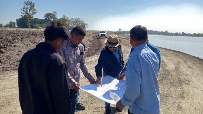 ทส.ทน.สทน.11 ลงพื้นที่ตรวจรับงานพัสดุ โครงการอนุรักษ์ฟื้นฟูเเหล่งน้ำห้วยพระบาง