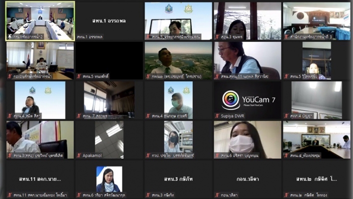 สทน.1 เข้าร่วมการประชุมถ่ายทอดผลการวิจัยเกี่ยวกับการบริหารจัดการน้ำในพื้นที่ EEC และแนวทางการพัฒนากลุ่มผู้ใช้น้ำและระบบสารสนเทศในพื้นที่นอกเขตชลประทาน