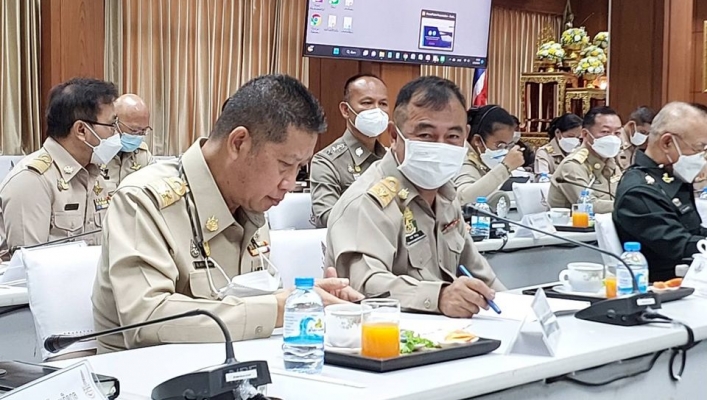สำนักงานทรัพยากรน้ำที่ 5 ร่วมลงพื้นที่ติดตามโครงการอันเนื่องมาจากพระราชดำริ พื้นที่จังหวัดศรีสะเกษ