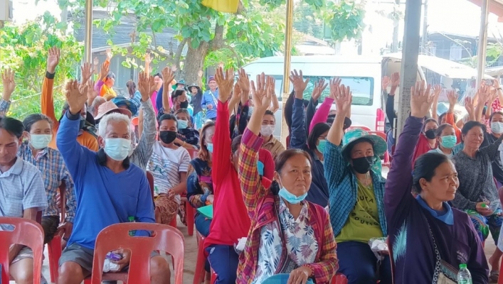 สทน.4 ลงพื้นที่จัดโครงการรับฟังความคิดเห็นของประชาชน ตาม พรบ.2548 โครงการอนุรักษ์ฟื้นฟูแหล่งน้ำคลองมาบกระโดนพร้อมระบบกระจายน้ำด้วยพลังงานแสงอาทิตย์  หมู่ที่ 3 บ้านโป่งขุนเพชร ตำบลโป่งนก อำเภอเทพสถิต  จังหวัดชัยภูมิ