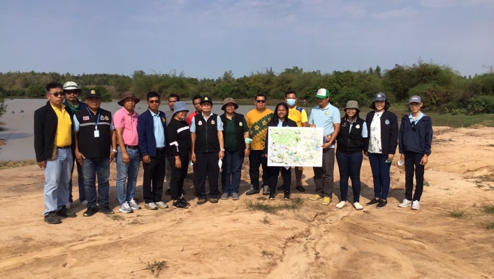 กพน. 2 ร่วมกับ สทน.3 ลงพื้นที่สำรวจพื้นที่แหล่งน้ำในเขตตำบลสว่าง อำเภอพรรณานิคม จังหวัดสกลนคร
