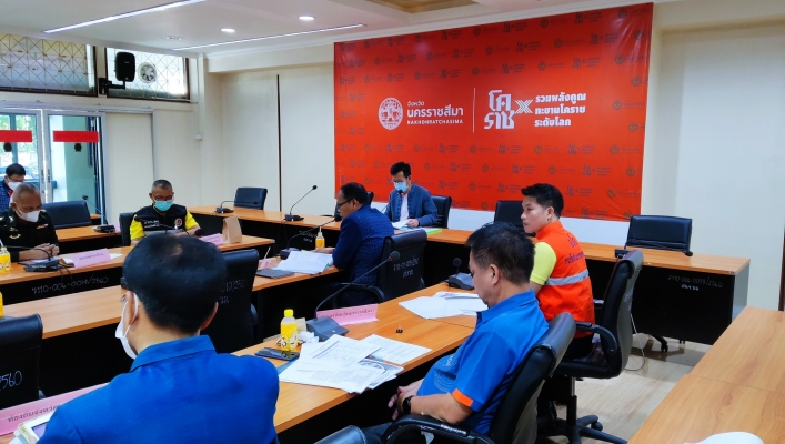 สำนักงานทรัพยากรน้ำที่ 5 ร่วมประชุมศูนย์บัญชาการเหตุการณ์ป้องกันและแก้ไขปัญหาภัยแล้ง จังหวัดนครราชสีมา ครั้งที่ 1/2566