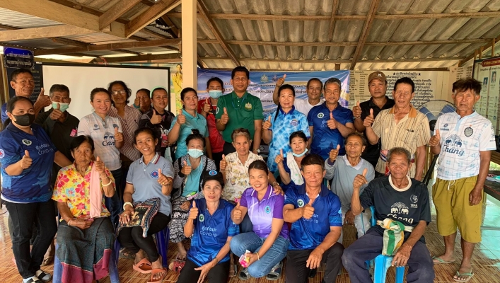 สำนักงานทรัพยากรน้ำที่ 5 จัดโครงการซักซ้อมทำความเข้าใจ/ทบทวนการปฏิบัติงานระบบตรวจวัดปริมาณน้ำเก็บกักในแหล่งน้ำขนาดเล็ก พื้นที่ แหล่งน้ำหนองทัพค่าย ต.ทุ่งวัง อ.สตึก จ.บุรีรัมย์