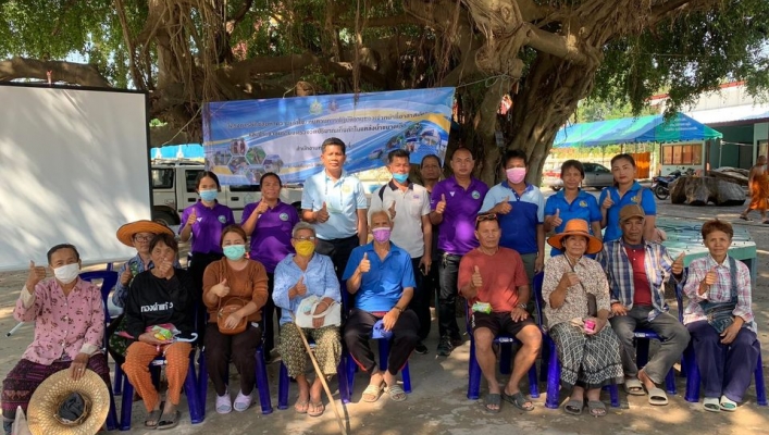 สำนักงานทรัพยากรน้ำที่ 5 ซักซ้อมการปฏิบัติงานของเจ้าหน้าที่ระบบตรวจวัดปริมาณน้ำเก็บกักในแหล่งน้ำขนาดเล็ก ในพื้นที่ แหล่งน้ำหนองบึงสำโรง ต.บึงสำโรง อ.แก้งสนามนาง จ.นครราสีมา