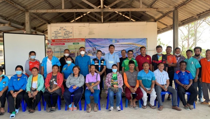 สำนักงานทรัพยากรน้ำที่ 5 จัดโครงการซักซ้อมการปฏิบัติงานของเจ้าหน้าที่และประชาชนระบบตรวจวัดปริมาณน้ำเก็บกัก ในพื้นที่ แหล่งน้ำบึงถนนหักใหญ่ ต.กุดพิมาน อ.ด่านขุนทด จ.นครราชสีมา