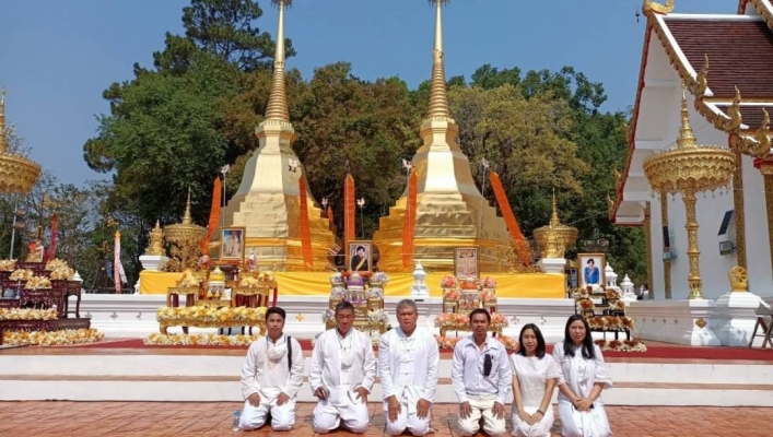 สทน.1 ส่วนอุทกวิทยาที่ 2 เชียงราย เข้าร่วมพิธีเจริญพุทธมนต์ ถวายพระพรชัยมงคลแด่สมเด็จพระเจ้าลูกเธอเจ้าฟ้าพัชรกิติยาภา นเรนทิราเทพยวดี กรมหลวงราชสาริณีสิริพัชร มหาวัชรราชธิดา