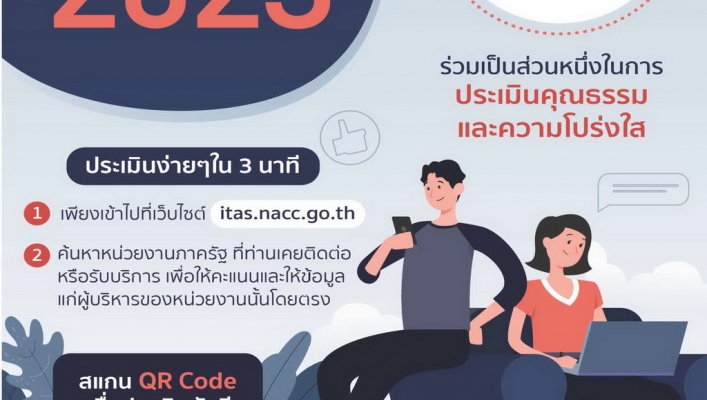 สทน.1 ขอประชาสัมพันธ์เชิญชวนร่วมตอบแบบวัดการรับรู้ของผู้มีส่วนได้ส่วนเสียภายนอก (EIT)