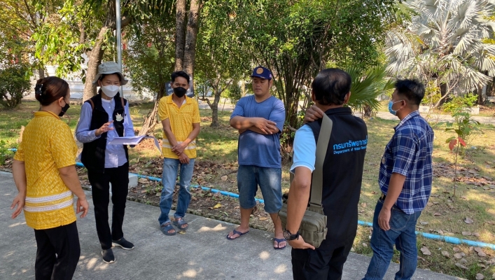 สทน.7 ลงพื้นที่สำรวจข้อมูลและประเมินราคารื้อถอนระบบประปาหมู่บ้าน