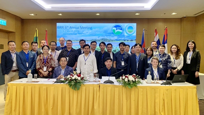 กอน. ร่วมประชุมประจำปี ข้อริเริ่มโครงการพื้นที่ชุ่มน้ำฯ (IBRRI Annual Meeting) ณ นครหลวงเวียงจันทน์ สปป.ลาว