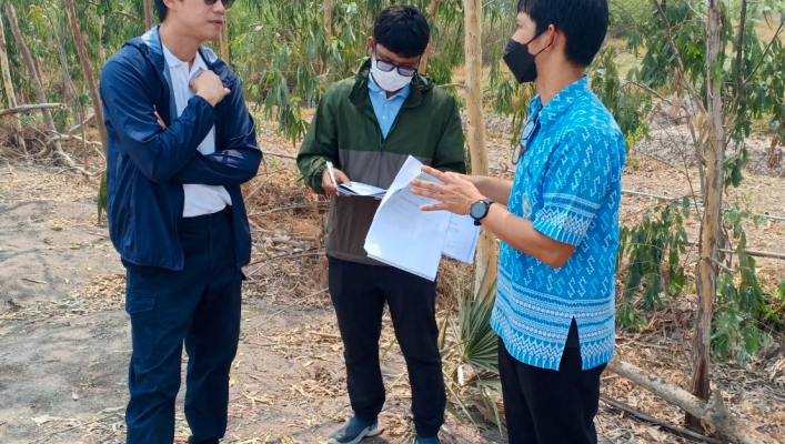สทน.7 ตรวจติดตามการดำเนินโครงการอนุรักษ์ฟื้นฟูแหล่งน้ำ สุพรรณบุรี