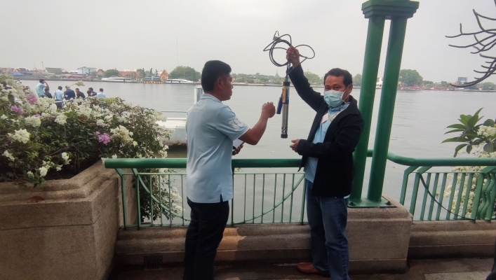 สทน.11 ศูนย์สำรวจอุทกวิทยาอุบลราชธานี (ส่วนอุทกวิทยา ) เข้าร่วมการฝึกอบรมการใช้งานและการบำรุงดูแลรักษาเครื่องวัดคุณภาพน้ำ ชนิดหัวรวมใสภาคสนาม