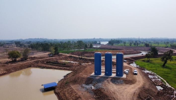 สทน.11 ลงพื้นที่ตรวจรับงาน โครงการอนุรักษ์ฟื้นฟูแหล่งน้ำกุดกว้าง
