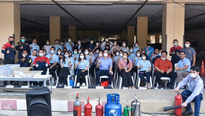 โครงการฝึกอบรมหลักสูตร “การป้องกันอัคคีภัยและภัยต่างๆ ในอาคารกรมทรัพยากรน้ำ”