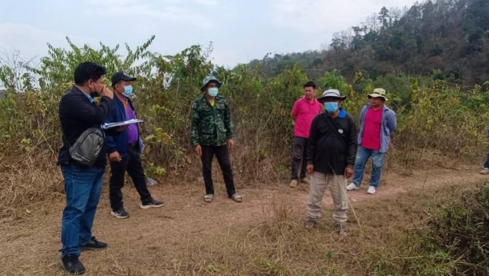 สทน.1 สอน 4 เชียงราย ลงพื้นที่สำรวจความเหมาะสมเบื้องต้น โครงการตามแผนการสำรวจออกแบบประจำปีงบประมาณ  พ.ศ. 2566