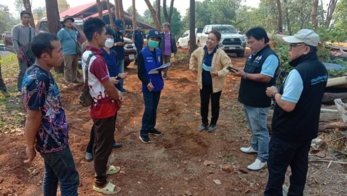 สทน.1 ตรวจสอบสภาพปัญหาและข้อเท็จจริง กรณีราษฎรร้องขอให้ช่วยแก้ไขปัญหาความเดือดร้อน ในพื้นที่บ้านห้วยน้ำเย็น ตำบลแม่ตื่น อำเภอแม่ระมาด จังหวัดตาก
