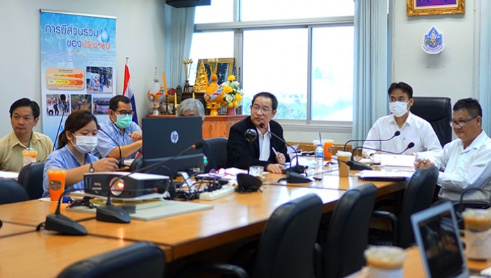 กอน. ประชุมเริ่มงานโครงการค่าใช้จ่ายในการจัดทำ Information Sheet เพื่อเสนอ Ramsar site ของประเทศไทย 4 แห่ง ณ ห้องประชุม กอน. ชั้น 7 อาคารกรมทรัพยากรน้ำ และผ่านระบบ Zoom