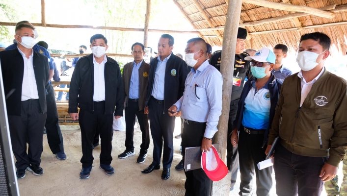 สทน.8 ร่วมประชุมตรวจราชการเพื่อติดตามการดำเนินงานโครงการของคณะอนุกรรมการบริหารจัดการทรัพยากรน้ำรายภาคในพื้นที่ภาคใต้ ครั้งที่ 1/2566
