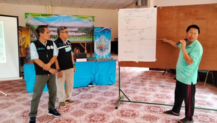 สทน.1 สอน.3 กำแพงเพชร จัดโครงการประชุมเชิงปฏิบัติการเพื่อรับฟังความคิดเห็นก่อนออกแบบ  ตามแผนการสำรวจความเหมาะสมโครงการเบื้องต้น ประจำปีงบประมาณ พ.ศ.2566  โครงการก่อสร้างระบบกระจายน้ำด้วยพลังงานแสงอาทิตย์  จังหวัดตาก