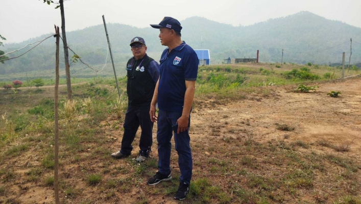 สทน.1 เข้าตรวจสอบพื้นที่ร่วมกับผู้นำท้องถิ่นสำรวจความเหมาะสมพร้อมวางโครงการทางด้านแหล่งน้ำ