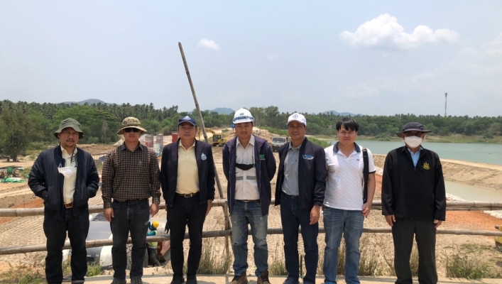 สทน.7 ประชุมตรวจติดตามโครงการจ้างควบคุมงานก่อสร้างโครงการปรับปรุงดินชั้นฐานรากอ่างเก็บน้ำมรสวบ
