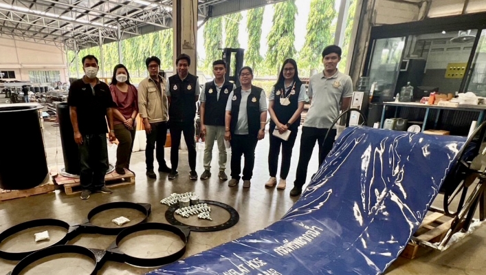 กพน.2 ตรวจสอบคุณลักษณะของสายยางสูบส่งน้ำ ขนาด 26 นิ้ว พร้อมอุปกรณ์ข้อต่อ จำนวน 22 ชุด
