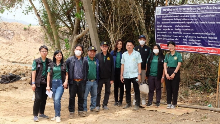 สทน.7 ลงพื้นที่ติดตามและประเมินผลการดำเนินงานโครงการของกรมทรัพยากรน้ำ