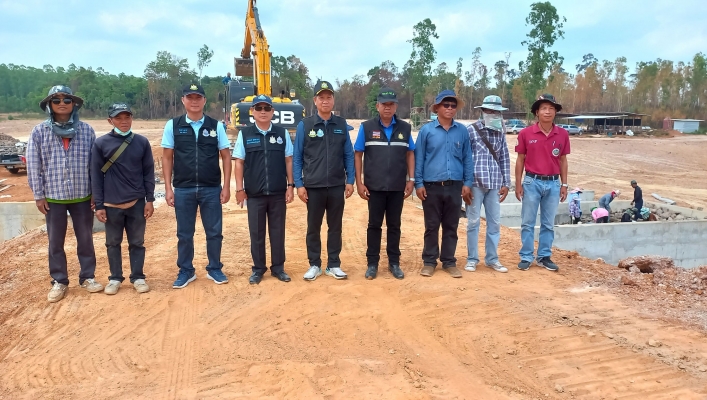 สทน.5 ลงพื้นที่ติดตามความก้าวหน้าโครงการอนุรักษ์ฟื้นฟูลำนางรองเขตรักษาพันธุ์สัตว์ป่าดงใหญ่(สะพานหิน)งานดำเนินการเอง