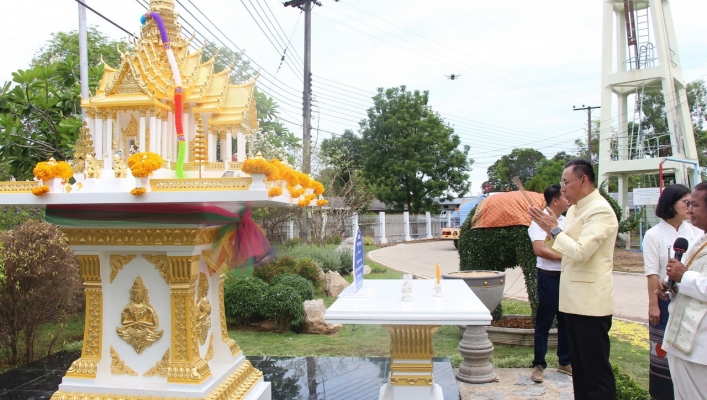 สทน.1 จัดพิธีบวงสรวงเนื่องในโอกาสเปลี่ยนศาลพระภูมิใหม่
