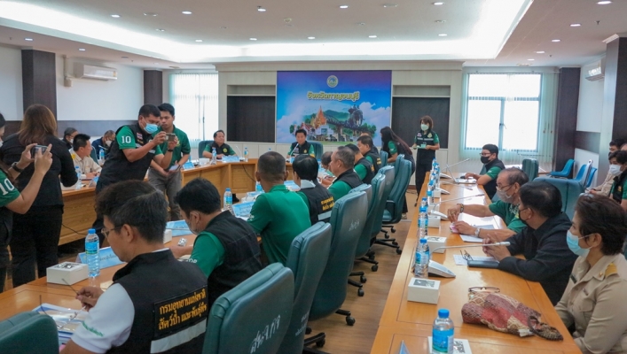สทน.7 รับการตรวจราชการกระทรวงทรัพยากรธรรมชาติและสิ่งแวดล้อม ประจำปีงบประมาณ พ.ศ. 2566 รอบที่ 2 เขตตรวจราชการที่ 3 (กาญจนบุรี ราชบุรี สุพรรณบุรี)