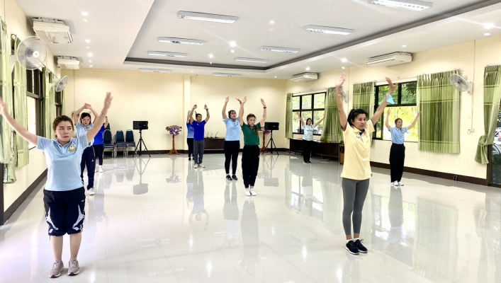 สทน.1 จัดกิจกรรมการออกกำลังกายทุกวันพุธอย่างต่อเนื่อง
