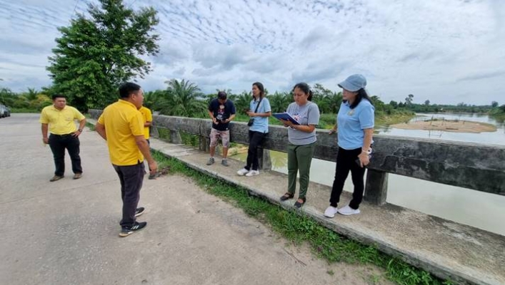 สทน.10 ลงพื้นที่สำรวจกำหนดจุดที่ตั้งสถานีเตือนภัยล่วงหน้า