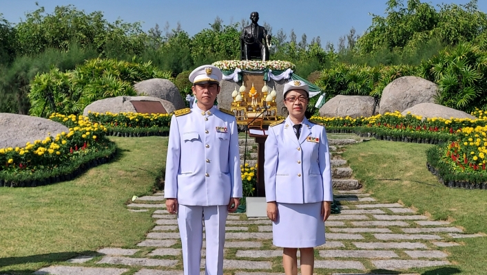 สทน.1 ร่วมพิธีวางพวงมาลาถวายบังคมพระบรมราชานุสาวรีย์พระบาทสมเด็จพระปกเกล้าเจ้าอยู่หัว รัชกาลที่ 7