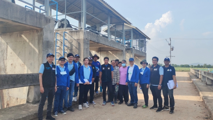 กพน.2 ลงพื้นที่โครงการปรับปรุงฟื้นฟูแหล่งน้ำหน้าฝายน้ำล้นลำสนธิ อำเภอชัยบาดาล จังหวัดลพบุรี