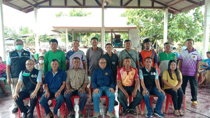 สทน.1 สอน.3 กำแพงเพชร ลงพื้นที่เพื่อเพิ่มประสิทธิภาพการใช้น้ำกลุ่มผู้ใช้น้ำ อ่างเก็บน้ำคลองวังน้ำแดง  อ.พรานกระต่าย  จ.กำแพงเพชร