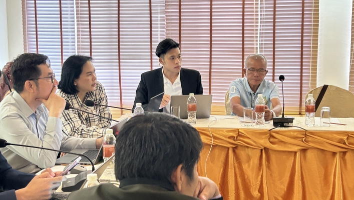 สทน.11 ศูนย์สำรวจอุทกวิทยาโขงเจียม (ส่วนอุทกวิทยา ) ประชุมโครงการร่วมตรวจวัดตะกอน และการไหลของน้ำในแม่น้ำโขงระฟว่างประเทศไทย และสาธารณรัฐประชาธิปไตยประชาชนลาว