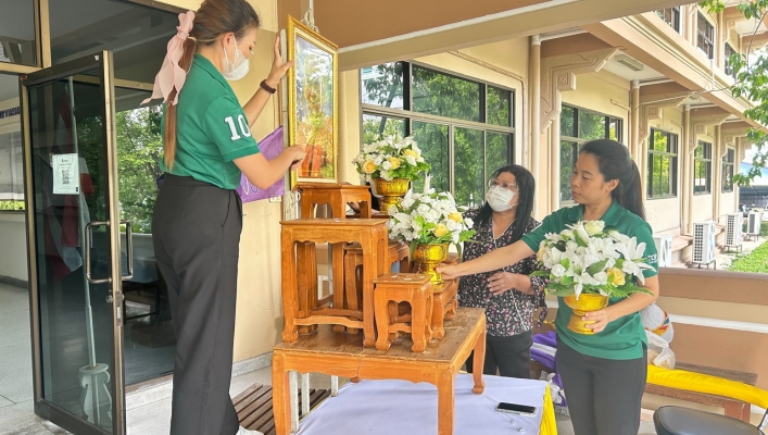 สทน.1 จัดตั้งโต๊ะหมู่ประดิษฐานพระรูปสมเด็จพระสังฆราช สกลมหาสังฆปริณายก ฉลองพระชนมายุ 8 รอบ 26 มิถุนายน 2566