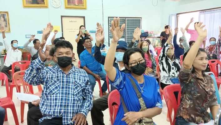 สทน.2ประชุมรับฟังความคิดเห็นของประชาชนฯ โครงการอนุรักษ์ฟื้นฟูเพิ่มประสิทธิภาพโครงข่ายแหล่งน้ำ 3 ตำบล ห้วยพุลาน (พุนกยูง,อุดมธัญญา,หัวหวาย) พร้อมระบบการกระจายน้ำด้วยพลังงานแสงอาทิตย์ ตำบลพุนกยูง อำเภอตากฟ้า จังหวัดนครสวรรค์