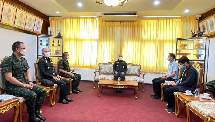ทน.สทน.2 ลงพื้นที่สำรวจความเหมาะสมเบื้องต้น โครงการก่อสร้างระบบกระจายน้ำพลังงานแสงอาทิตย์ สนับสนุนโครงการทหารพันธุ์ดี ค่ายภูมิพล ตำบลเขาพระงาม อำเภอเมืองลพบุรี จังหวัดลพบุรี