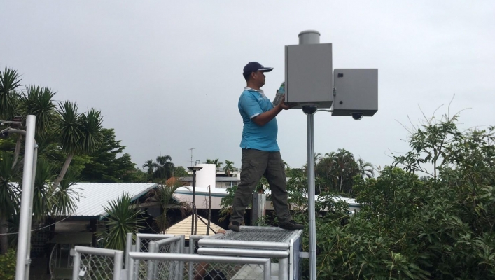 สทน.7 ลงพื้นที่ตรวจสอบ และบำรุงรักษา สถานีโทรมาตร (Telemetering) ลุ่มน้ำแม่กลอง และระบบส่งสัญญาณภาพ (CCTV)