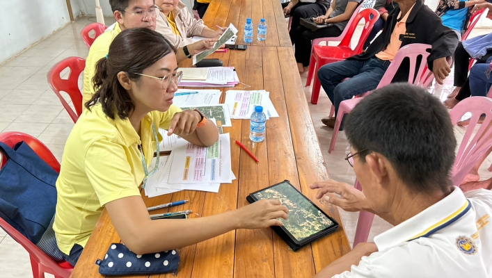 วันที่ 19 มิถุนายน 2566 สทน.9 ลงพื้นที่ติดตามประเมินผลการดำเนินงานและจัดเก็บข้อมูลรายได้ของกลุ่มผู้ใช้น้ำอ่างเก็บน้ำห้วยหัวแหวน ต.กลางดง อ.ทุ่งเสลี่ยม จ.สุโขทัย