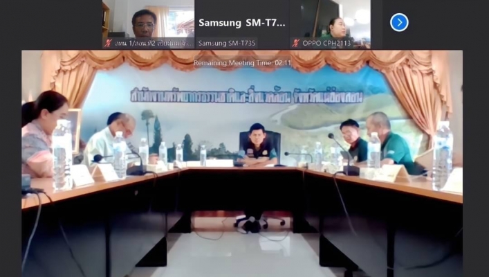 สทน.1 สอน.2 เชียงใหม่ เข้าร่วมประชุมคณะทำงานศูนย์อำนวยการและประสานงานให้ความช่วยเหลือผู้ประสบอุทกภัย  และดินโคลนถล่ม ระดับพื้นที่ของจังหวัดแม่ฮ่องสอน ครั้งที่ 1/2566