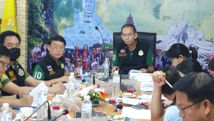 สทน.1 สอน. 4 เชียงราย เข้าร่วมประชุมการตรวจราชการตามแผนการตรวจราชการกระทรวงทรัพยากรธรรมชาติและสิ่งแวดล้อม ประจำปีงบประมาณ พ.ศ.2566 รอบที่ 2 เขตตรวจราชการที่ 16 (เชียงราย พะเยา แพร่ น่าน)  ณ จังหวัดเชียงราย